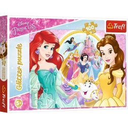 Пъзел 100 части с брокат – спомени с BELLY и ARIEL от TREFL