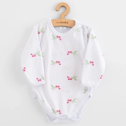 Baby snap-up bodysuit New Baby Classic II, raspberry, size 68