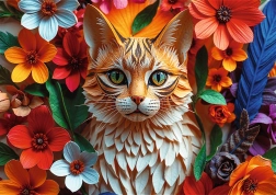 Пъзел Paper Art: котка 1000 части