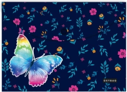 A4 Button-Closure Document Wallet Butterfly