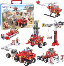 Woopie Creator City Fire Brigade Vehicle Building Set