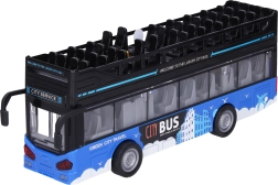 Double-decker sightseeing bus with effects 28 cm