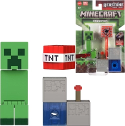 Фигурка Minecraft Redstone Charged Creeper с оръдие TNT