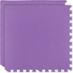 Humbi foam mat 120 × 60 cm, large waterproof foam puzzle, purple, 2 pieces