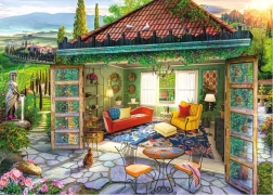 Пъзел Ravensburger Tuscan Oasis 1000 части