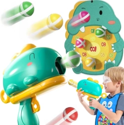 WOOPIE dinosaur shooting game with hook-and-loop target