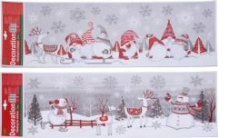 Коледна прозоречна декорация 59,5 × 21 см