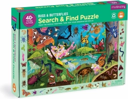 Mudpuppy Puzzle: Beetles and Butterflies, 64 Pieces