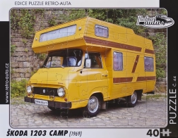 Puzzle Retro Cars Škoda 1203 Camp 40 pieces
