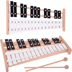 Дървени хроматични звънчета 27 тона с палки