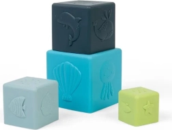 Bigjigs Toys сглобяеми кубчета с морски мотиви