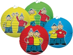 Хартиен лампион с мотив Пат и Мат, 25 см