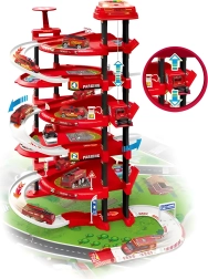 XXL пожарникарски паркинг гараж с 5 етажа и градска подложка, 82 части