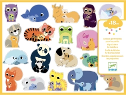 Stickers Moms and Youngsters DJECO