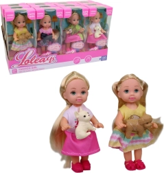 Кукла с кученце 11 см