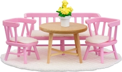 Lundby dining room and kitchen furniture set for a dollhouse