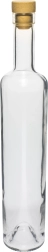 Стъклена бутилка MARINA 500 ml със запушалка