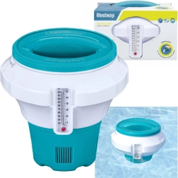 Плаващ дозатор за химия с интегриран термометър BESTWAY CHEMGUARD