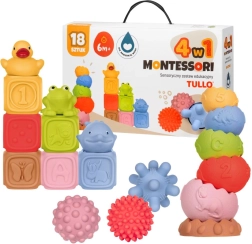 Голям комплект сензорни играчки Tullo 18 бр.