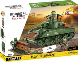 Конструктор на танк M4A1 Sherman 1:35 – 663 части