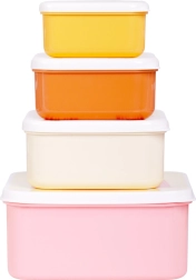 Комплект от четири кутии за закуски A Little Lovely Company – Duha