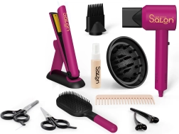 Козметичен комплект за деца с сешоар и преса за коса