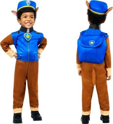 Детски костюм CHASE от PAW PATROL за карнавал 93–99 см (2–3 години)