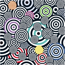 Curiosi квадратен пъзел Q Shake, мотив V, 70 части