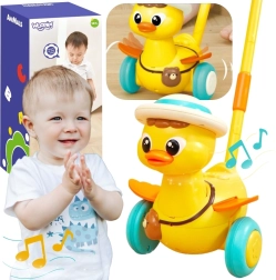 Woopie бутонно проходилка на пръчка патенце със светлини и звуци