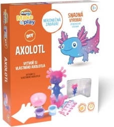 MODELO DIY аксолотъл – креативен комплект за изработка на мека фигурка