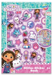 Блестящи стикери Габинината вълшебна къщичка A5, 8 листа