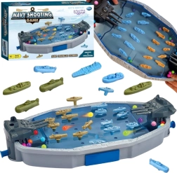 Woopie Морска битка 3D – настолна игра за сръчност с изстрелвач на топчета
