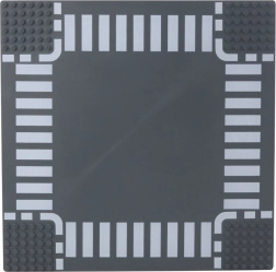 Строителна подложка за кубчета – пътно кръстовище 26 × 26 см