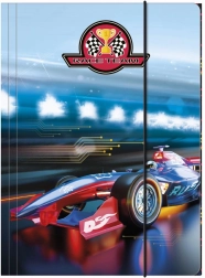 Папка за тетрадки Racer team A4 с ластик