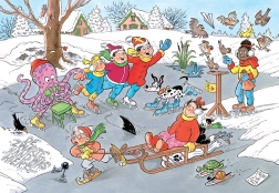 Jumbo пъзел Jan van Haasteren Junior: Брусенe – 240 части