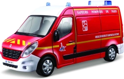 Bburago 1:50 emergency – renault master пожарна/полиция