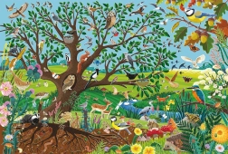 Puzzle Animals in the Garden 60 Pieces Schmidt
