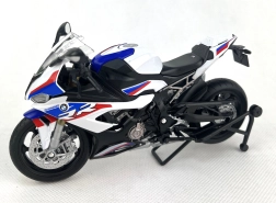 Мотоциклет BMW S1000RR мащаб 1:12 бял