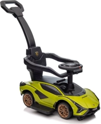 Balance bike with steering rod Lamborghini QLS-996T – Green