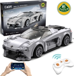 Конструктор CaDA RC спортен автомобил LOTUS Evija, сив, 308 елемента, Dual Mode