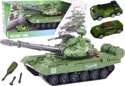 Зелен DIY танк за деца с разглобяеми части и звуци