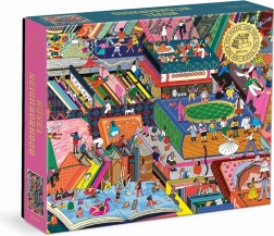 Galison Puzzle Neighborhood Novel 1000 Pieces