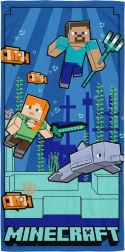 Бързосъхнеща детска кърпа за подсушаване Minecraft – подводно приключение
