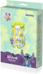 Детска надуваема плувна жилетка STITCH 51 × 46 см