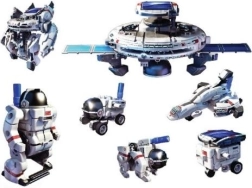 Слънчева строителна игра 7-в-1 за деца 10+ – космически модели с панел и микроакумулатор