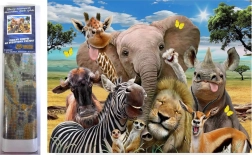 Диамантено рисуване Safari selfie 30 × 40 cm