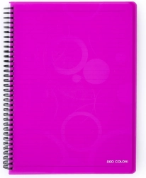 Ring Binder A5 Pink Neo Colori