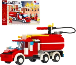 Firefighter building set with accessories – fire truck 299 pieces (6+)