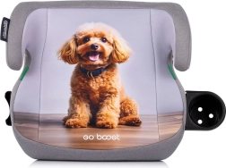 Седалка-повдигач за автомобил i-Size 125–150 см Chipolino Go Boost Poodle
