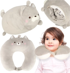 Магическа пътна възглавничка 2в1 геврек талисман котка